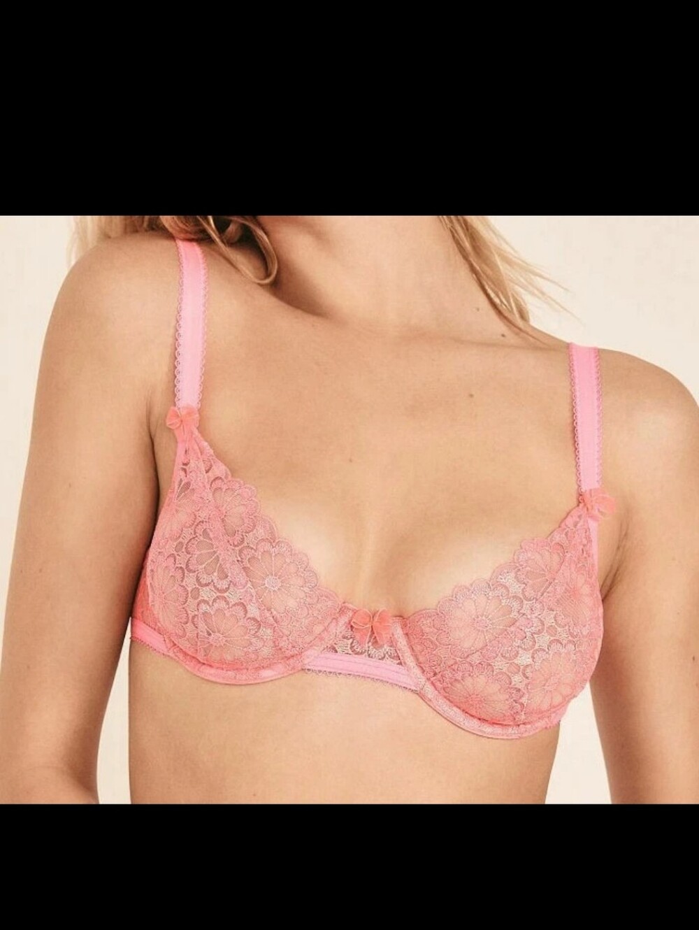 For Love And Lemons Daisy Scoop Bra, Size Small